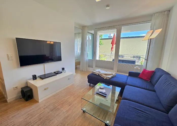 Strandvillen Binz - Ferienwohnung Mit 1 Schlafzimmer, Kamin Und Balkon Dr-423